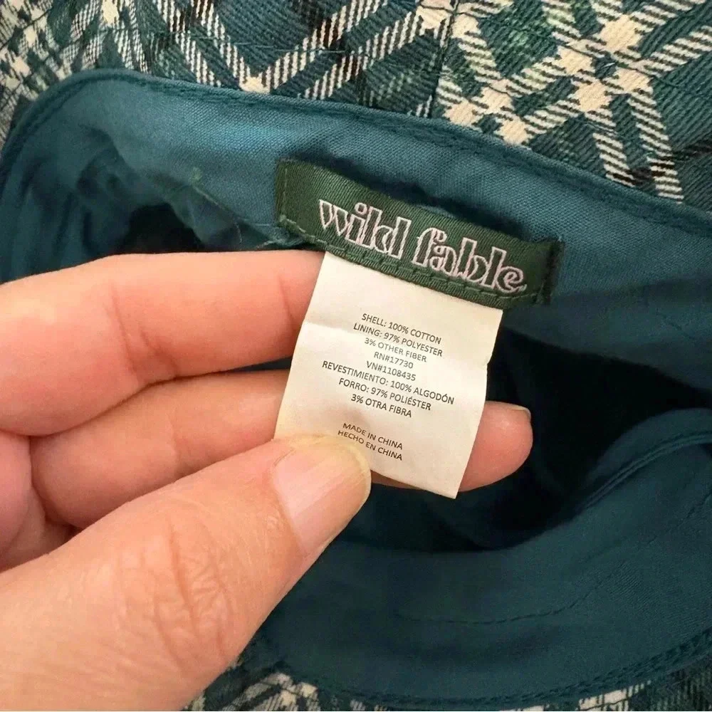 Wild Fable Plaid Bucket Hat - Picture 10 of 12